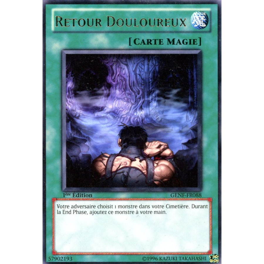Yu-Gi-Oh TCG GENF-FR088 R Retour Douloureux La Force des Générations