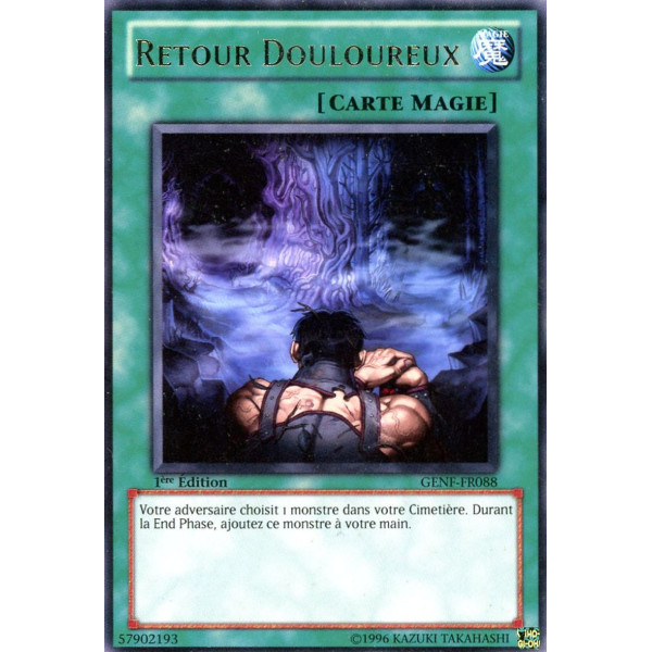 Yu-Gi-Oh TCG GENF-FR088 R Retour Douloureux La Force des Générations