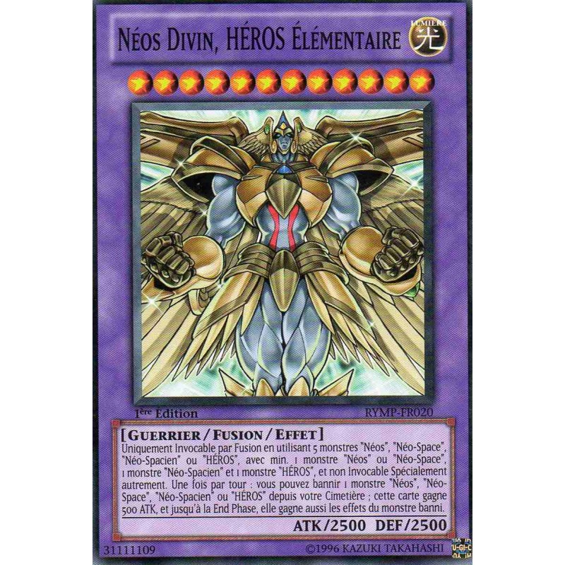 yugioh gx elemental hero divine neos
