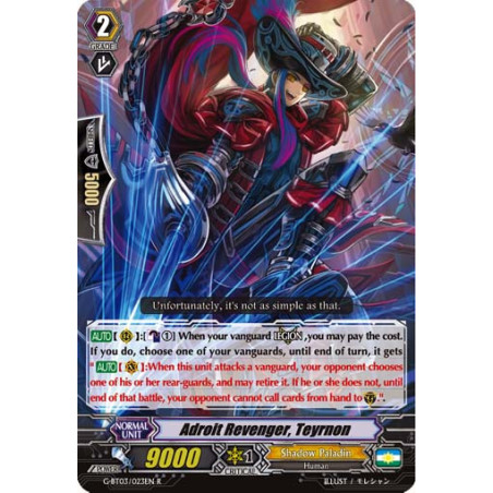 Vanguard_TCG_card_G-BT03_023EN_R_Adroit_Revenger_Teyrnon_Sovereign_Star_Dragon