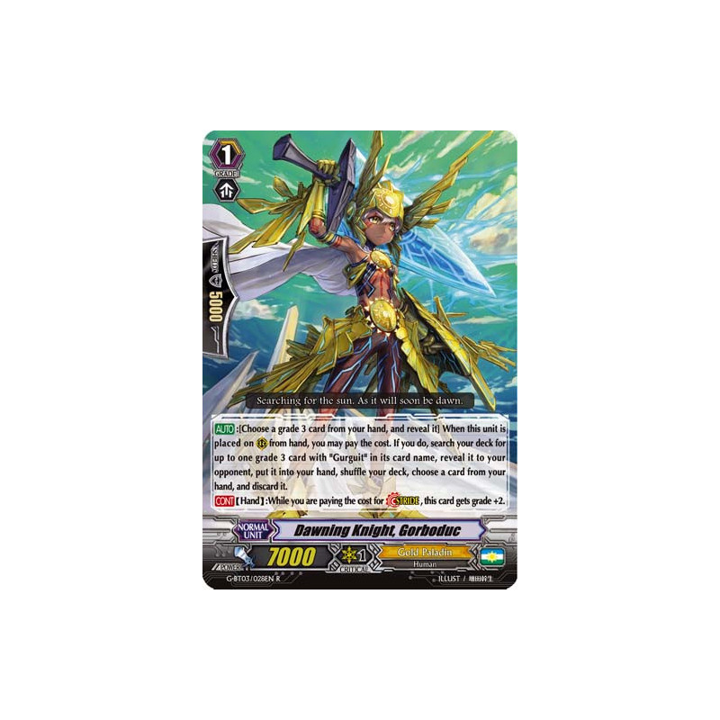 Vanguard_TCG_card_G-BT03_028EN_R_Dawning_Knight_Gorboduc_Sovereign_Star_Dragon