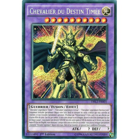 Timaeus the Knight of Destiny DRL2-EN001 Secret Rare Yu-Gi-Oh Card 1st Edition 