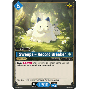 Palworld TCG EBP02-027 R Sweepa – Record Breaker Legends Awaken