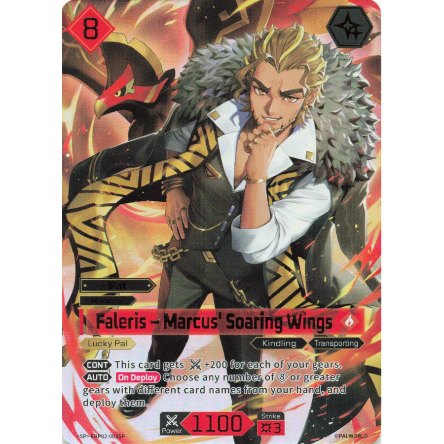 Palworld TCG EBP02-003SP SP Faleris – Marcus' Soaring Wings Legends Awaken