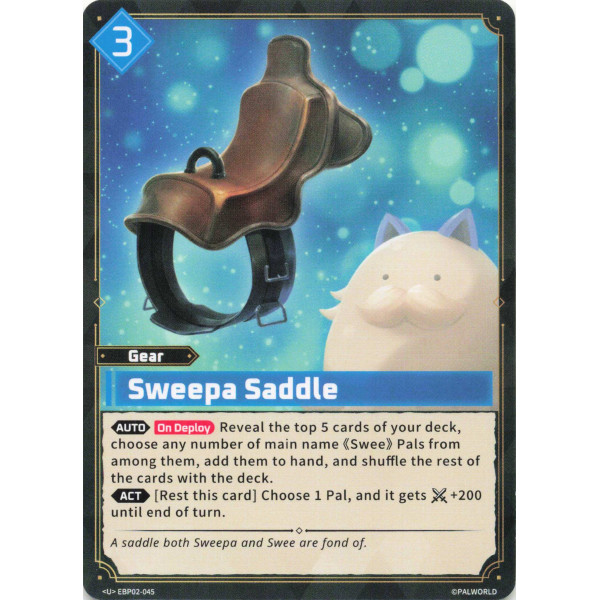 Palworld TCG EBP02-045 U Sweepa Saddle Legends Awaken