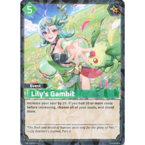 Palworld TCG EBP02-071 RR Lily's Gambit Legends Awaken