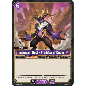 Palworld TCG EBP02-086 C Incineram Noct – Predator of Doom Legends Awaken