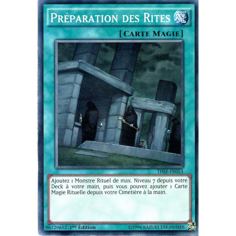 Prepared card. Preparation Spell. Master of the Rites Datasheet.