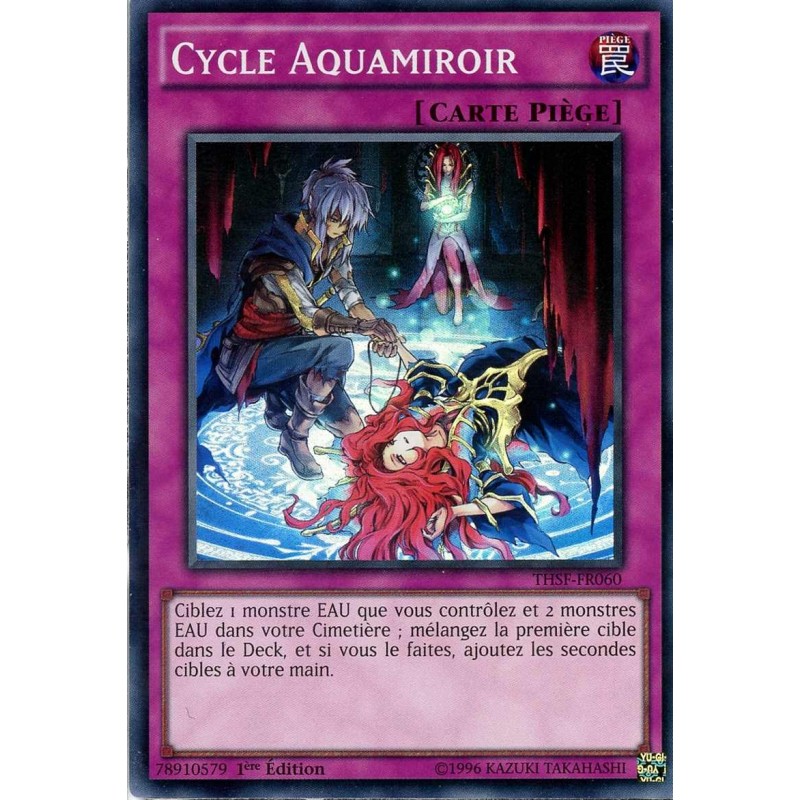 Carte Yu Gi Oh CYCLE AQUAMIROIR THSF-FR060 x 3 