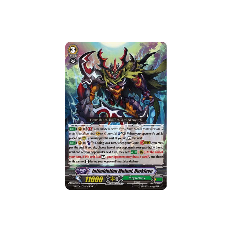 Vanguard_TCG_card_G-BT04_009EN_RRR_Intimidating_Mutant_Darkface_Soul_Strike_Against_The_Supreme