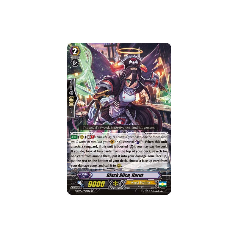 Vanguard_TCG_card_G-BT04_013EN_RR_Black_Slice_Harut_Soul_Strike_Against_The_Supreme