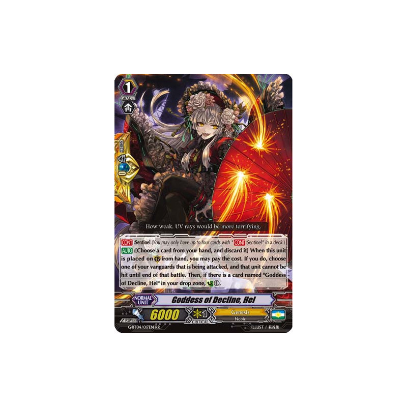 Vanguard_TCG_card_G-BT04_017EN_RR_Goddess_of_Decline_Hel_Soul_Strike_Against_The_Supreme