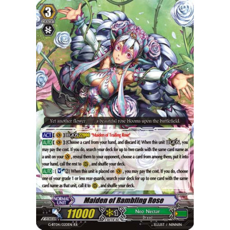 Vanguard_TCG_card_G-BT04_020EN_RR_Maiden_of_Rambling_Rose_Soul_Strike_Against_The_Supreme