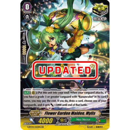 Vanguard_TCG_card_G-BT04_022EN_RR_Flower_Garden_Maiden_Mylis_Soul_Strike_Against_The_Supreme