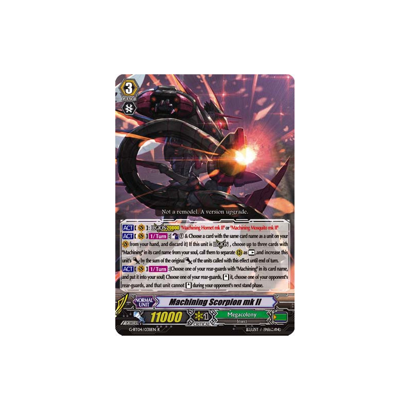 Vanguard_TCG_card_G-BT04_038EN_R_Machining_Scorpion_mk_II_Soul_Strike_Against_The_Supreme