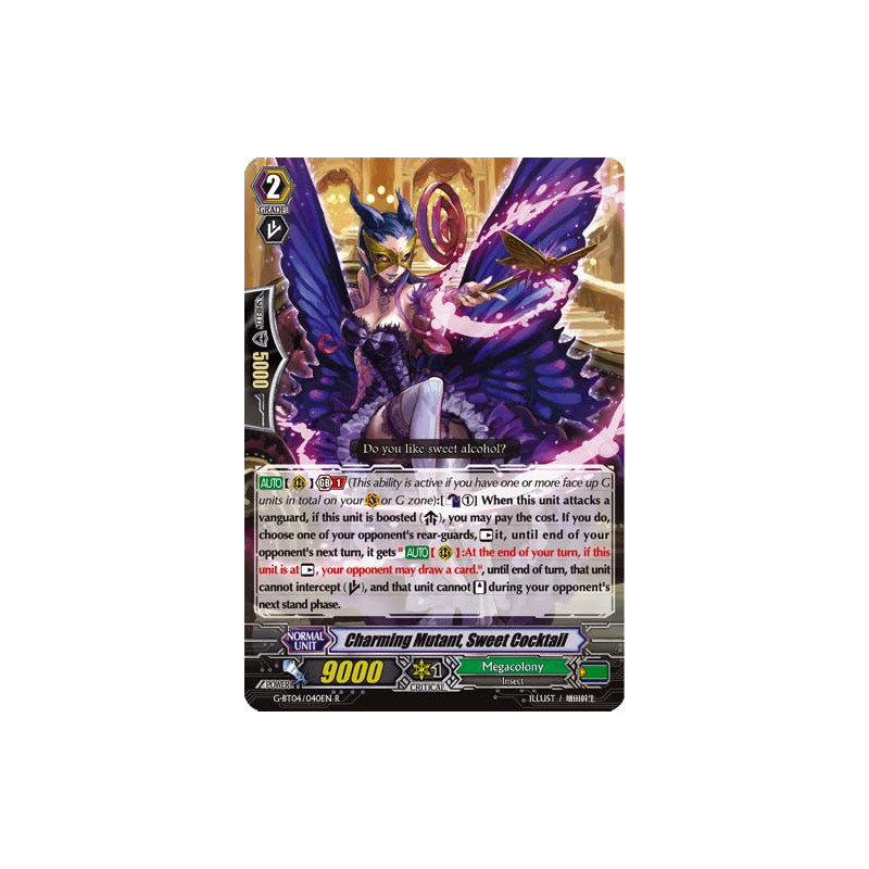 Vanguard_TCG_card_G-BT04_040EN_R_Charming_Mutant_Sweet_Cocktail_Soul_Strike_Against_The_Supreme