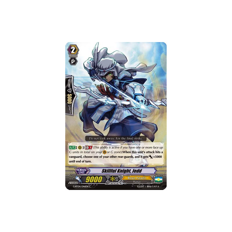Vanguard_TCG_card_G-BT04_046EN_C_Skillful_Knight_Jedd_Soul_Strike_Against_The_Supreme