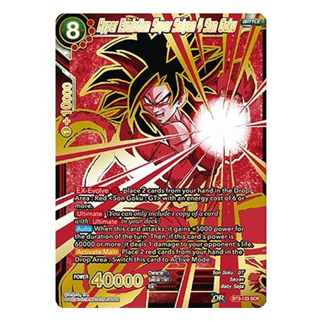 Hyper Evolution Super Saiyan 4 Son Goku (SCR) - 5th Anniversary Set - Dragon  Ball Super CCG