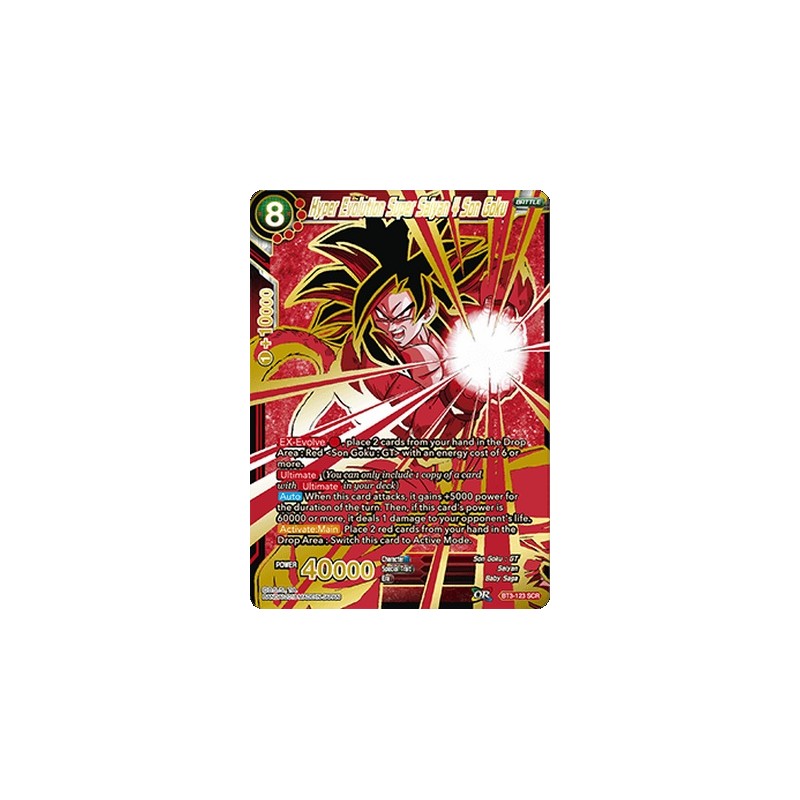 Hyper Evolution Super Saiyan 4 Son Goku (SCR) - 5th Anniversary Set - Dragon  Ball Super CCG