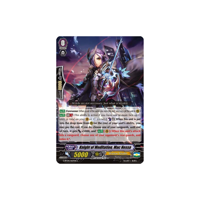 Vanguard_TCG_card_G-BT04_067EN_C_Knight_of_Meditation_Mac_Nessa_Soul_Strike_Against_The_Supreme