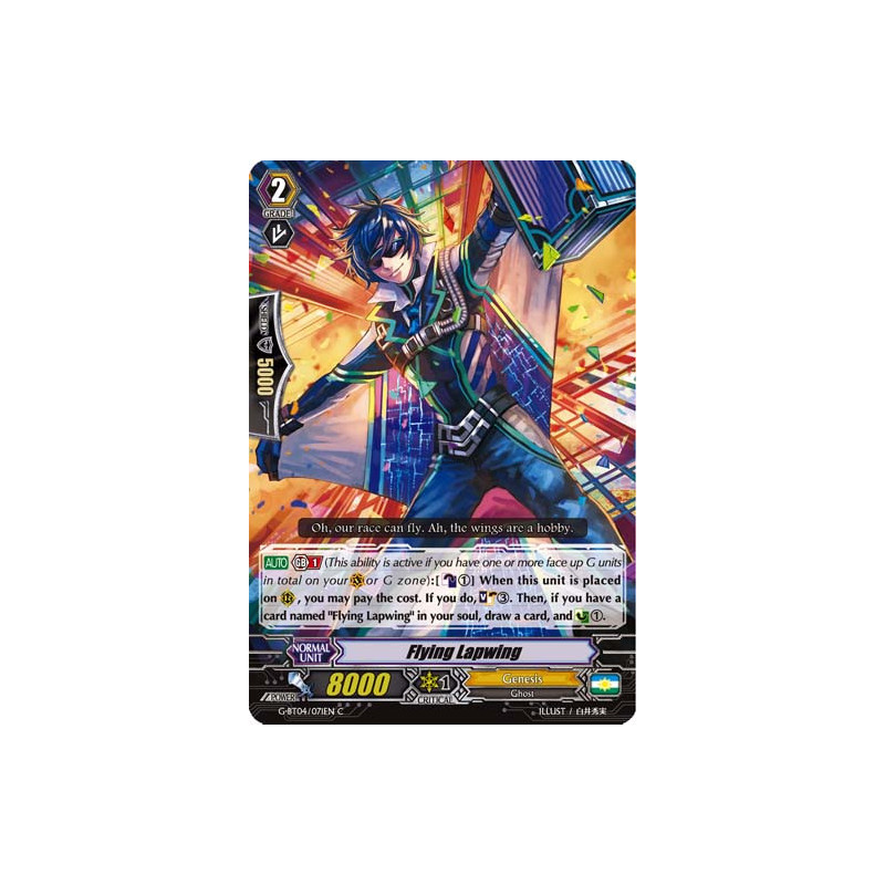 Vanguard_TCG_card_G-BT04_071EN_C_Flying_Lapwing_Soul_Strike_Against_The_Supreme