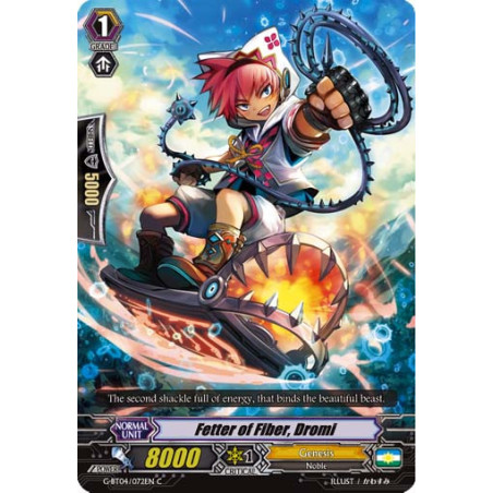 Vanguard_TCG_card_G-BT04_072EN_C_Fetter_of_Fiber_Dromi_Soul_Strike_Against_The_Supreme