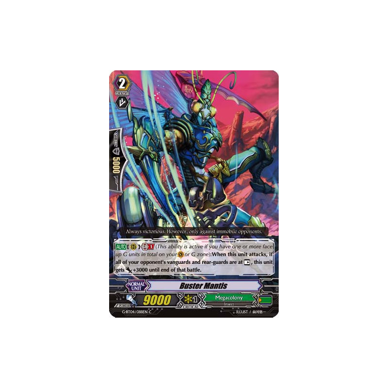 Vanguard_TCG_card_G-BT04_088EN_C_Buster_Mantis_Soul_Strike_Against_The_Supreme