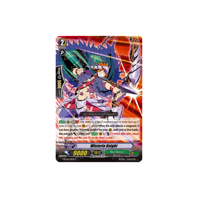 Vanguard_TCG_card_G-BT04_101EN_C_Wisteria_Knight_Soul_Strike_Against_The_Supreme