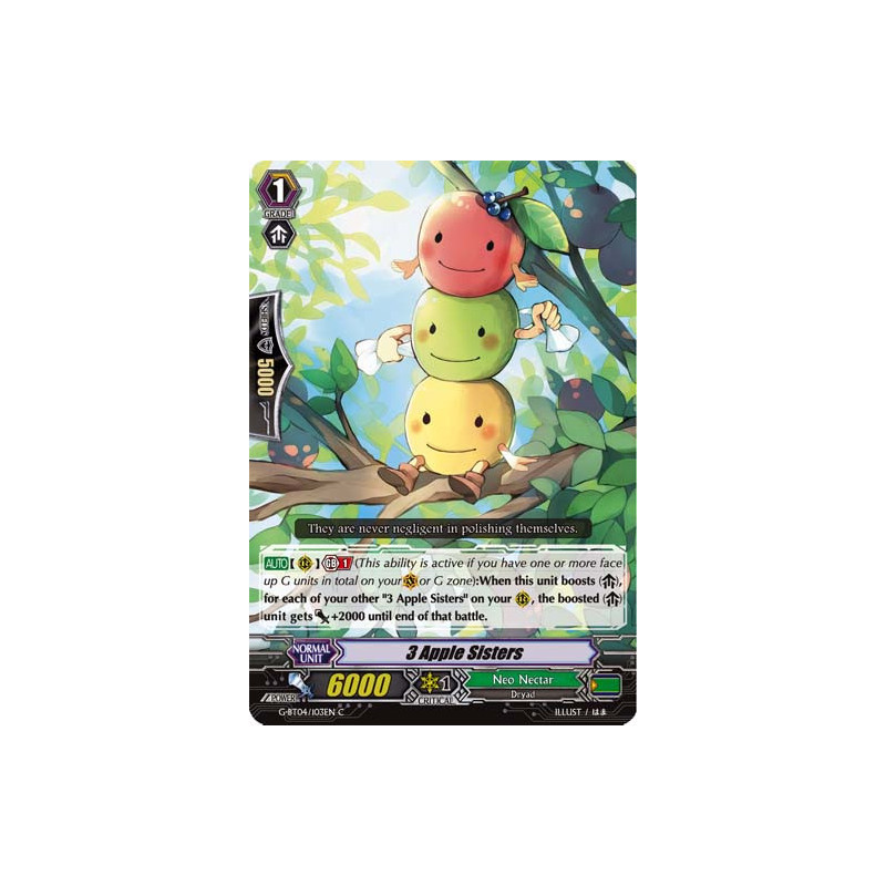 Vanguard_TCG_card_G-BT04_103EN_C_3_Apple_Sisters_Soul_Strike_Against_The_Supreme