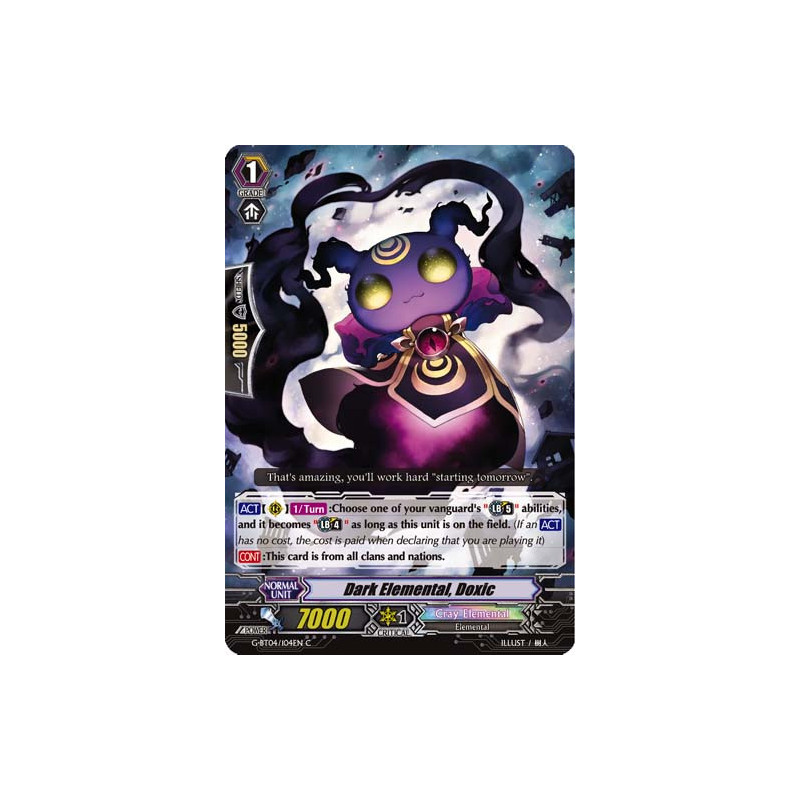 Vanguard_TCG_card_G-BT04_104EN_C_Dark_Elemental_Doxic_Soul_Strike_Against_The_Supreme