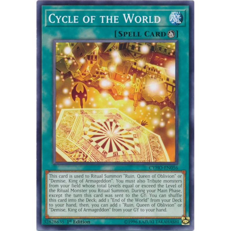 RENEWAL OF THE WORLD x3RareCYHO-EN072 Cybernetic Horizon YuGiOh