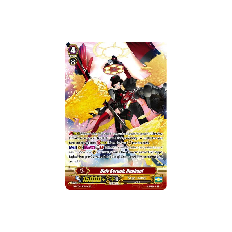 Vanguard_TCG_card_G-BT04_S02EN_SP_Holy_Seraph_Raphael_Soul_Strike_Against_The_Supreme