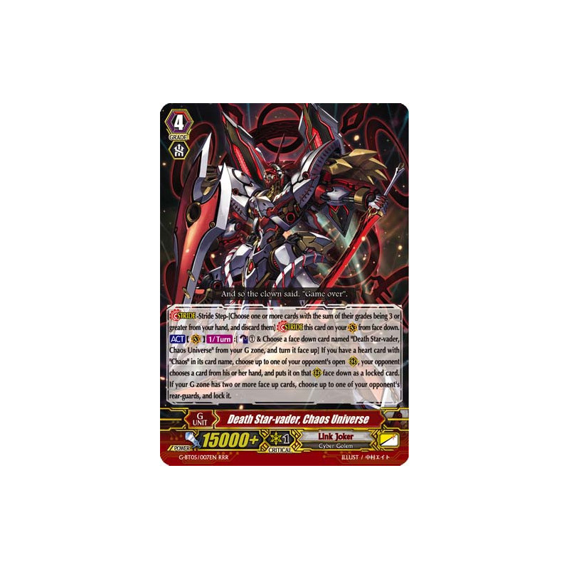 Vanguard_TCG_card_G-BT05_007EN_RRR_Death_Star-vader_Chaos_Universe_Moonlit_Dragonfang
