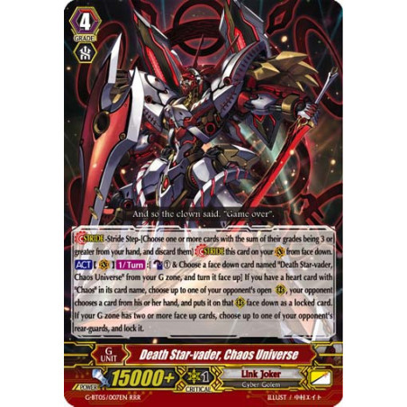 Vanguard_TCG_card_G-BT05_007EN_RRR_Death_Star-vader_Chaos_Universe_Moonlit_Dragonfang
