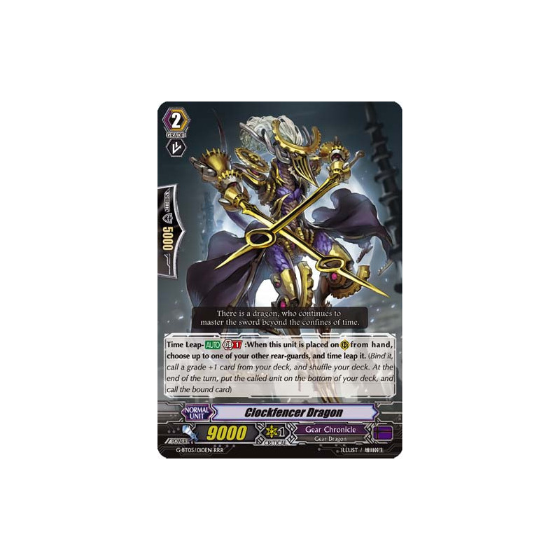 Vanguard_TCG_card_G-BT05_010EN_RRR_Clockfencer_Dragon_Moonlit_Dragonfang