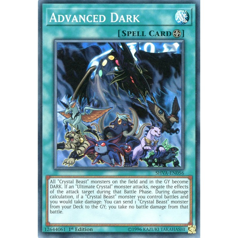 Advanced Dark Shva En056 Super Rare Yu Gi Oh Card 1st Edition English New Collectible Card Games Lenka Creations Yu Gi Oh Trading Card Game