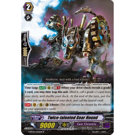 Vanguard_TCG_card_G-BT05_042EN_R_Twice-talented_Gear_Hound_Moonlit_Dragonfang