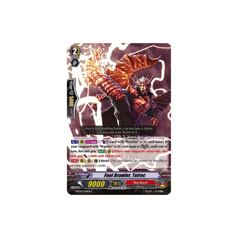 Vanguard_TCG_card_G-BT05_058EN_C_Foot_Brawler_Teiroc_Moonlit_Dragonfang