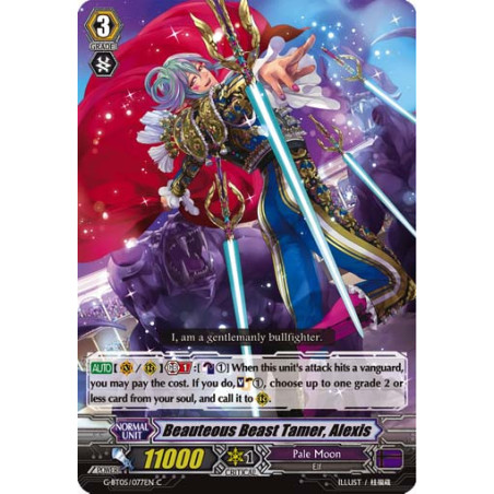 Vanguard_TCG_card_G-BT05_077EN_C_Beauteous_Beast_Tamer_Alexis_Moonlit_Dragonfang