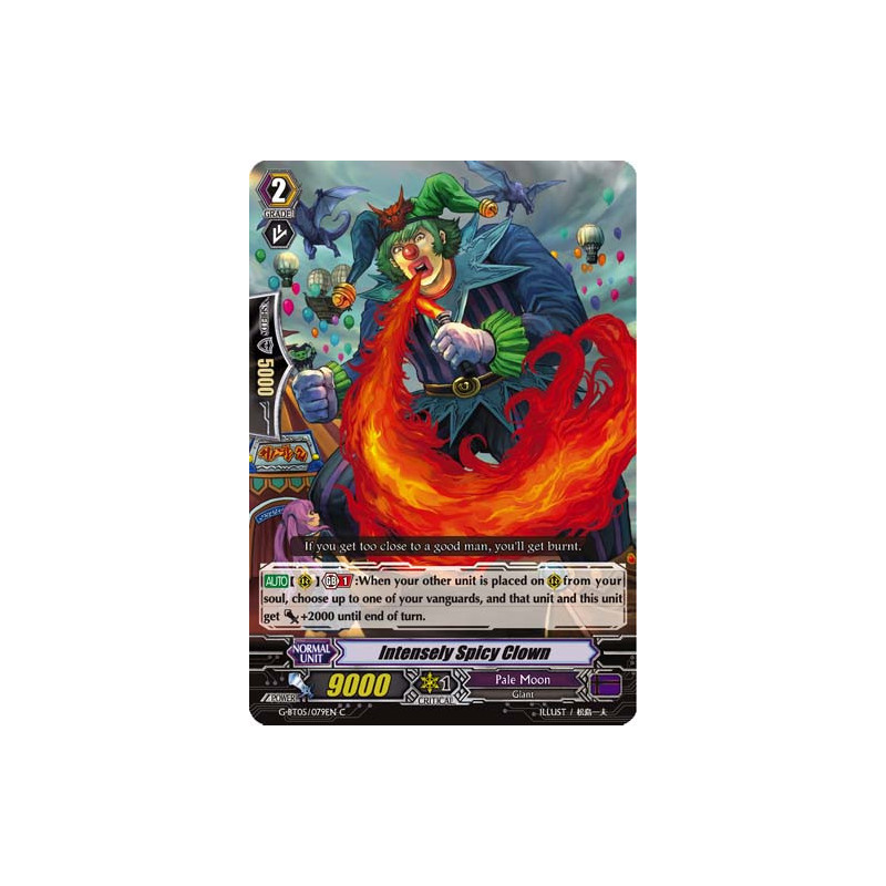 Vanguard_TCG_card_G-BT05_079EN_C_Intensely_Spicy_Clown_Moonlit_Dragonfang