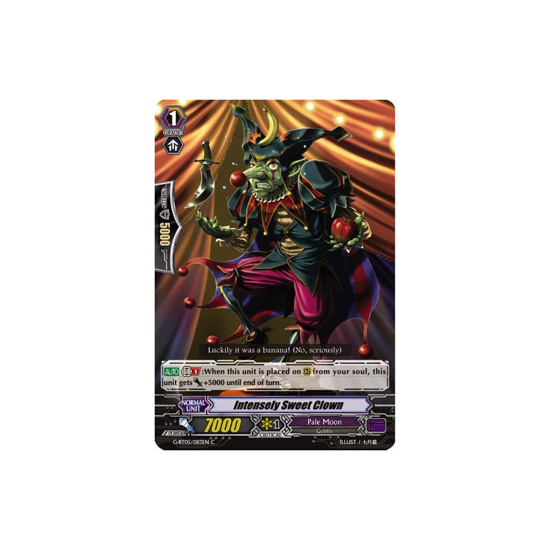 Vanguard_TCG_card_G-BT05_083EN_C_Intensely_Sweet_Clown_Moonlit_Dragonfang
