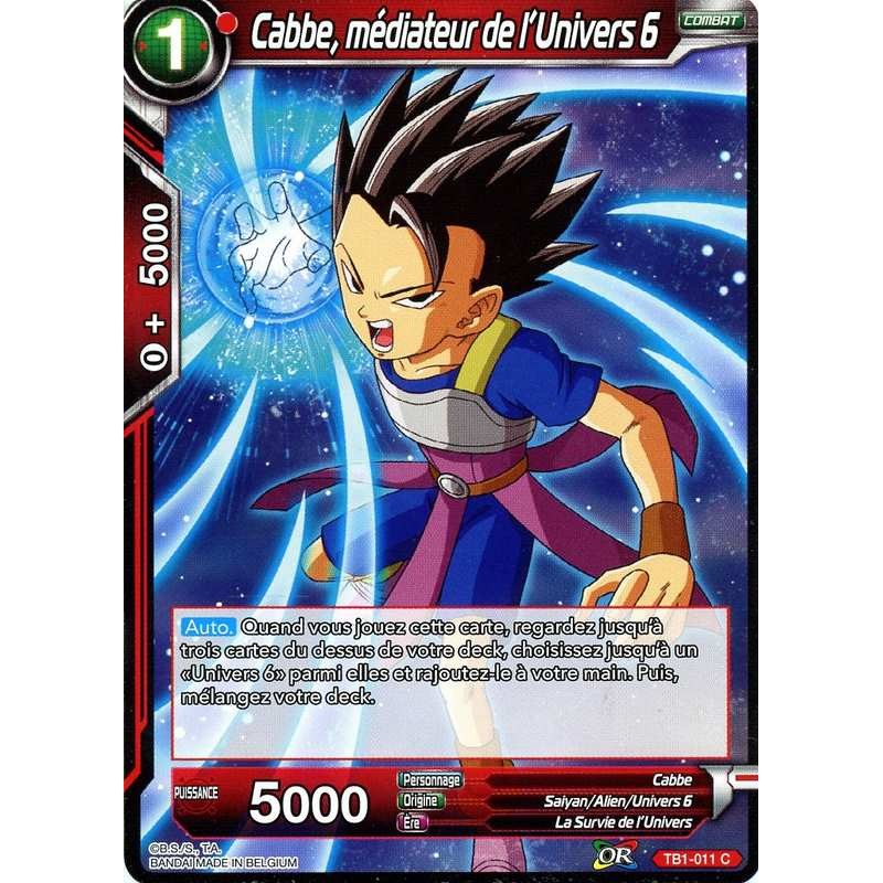 DBS TB1-011 C Cabbe, médiateur de l’Univers 6 The Tournament Of Power