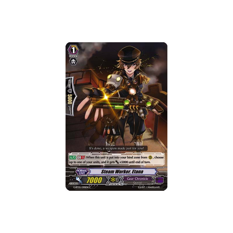 Vanguard_TCG_card_G-BT05_098EN_C_Steam_Worker_Etana_Moonlit_Dragonfang