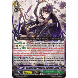 Vanguard_TCG_card_G-BT06_010EN_RRR_Cornflower_Flower_Maiden_Ines_Transcension_of_Blade_and_Blossom