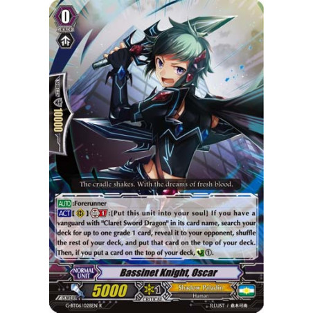 Vanguard_TCG_card_G-BT06_028EN_R_Bassinet_Knight_Oscar_Transcension_of_Blade_and_Blossom