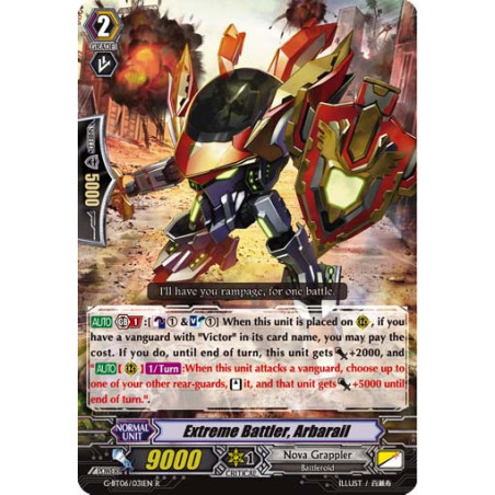 Vanguard_TCG_card_G-BT06_031EN_R_Extreme_Battler_Arbarail_Transcension_of_Blade_and_Blossom