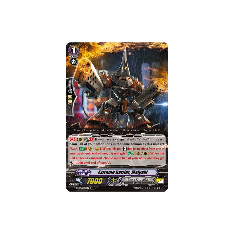 Vanguard_TCG_card_G-BT06_032EN_R_Extreme_Battler_Malyaki_Transcension_of_Blade_and_Blossom