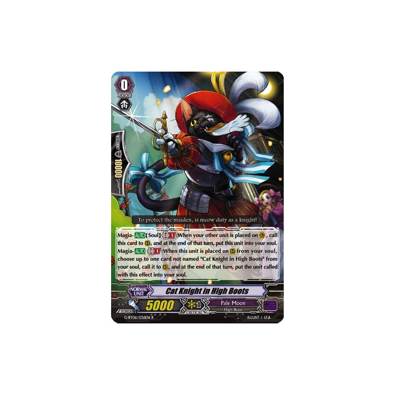 Vanguard_TCG_card_G-BT06_036EN_R_Cat_Knight_in_High_Boots_Transcension_of_Blade_and_Blossom
