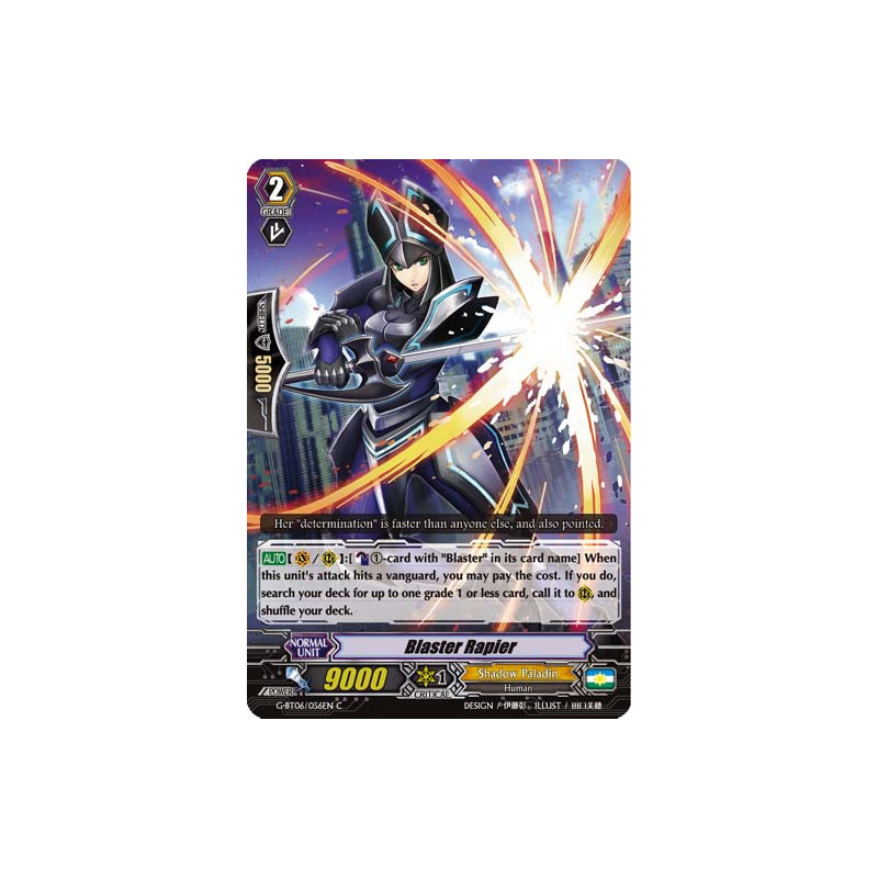 Vanguard_TCG_card_G-BT06_056EN_C_Blaster_Rapier_Transcension_of_Blade_and_Blossom
