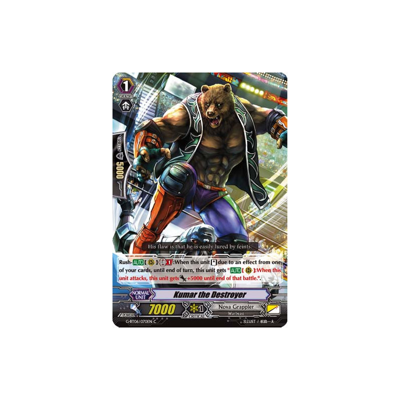 Vanguard_TCG_card_G-BT06_070EN_C_Kumar_the_Destroyer_Transcension_of_Blade_and_Blossom
